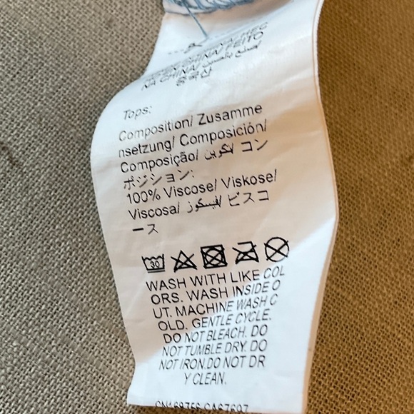 SHEIN Charcoal V-Neck Blouse - Picture 10 of 12